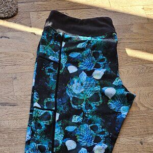 CVG Leggings - Mermaid Skull Full length XXL